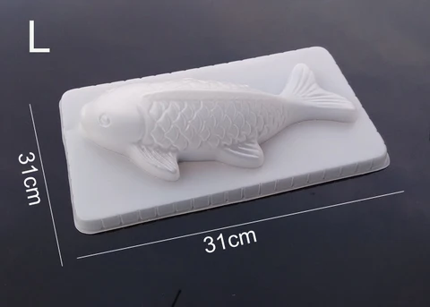 BalleenShiny «сделай сам» 3D форма для рыбы, карпа, Пластиковая форма для желе ручной работы, форма для мастики, торт, пудинг, шоколад, инструмент для выпечки, посуда