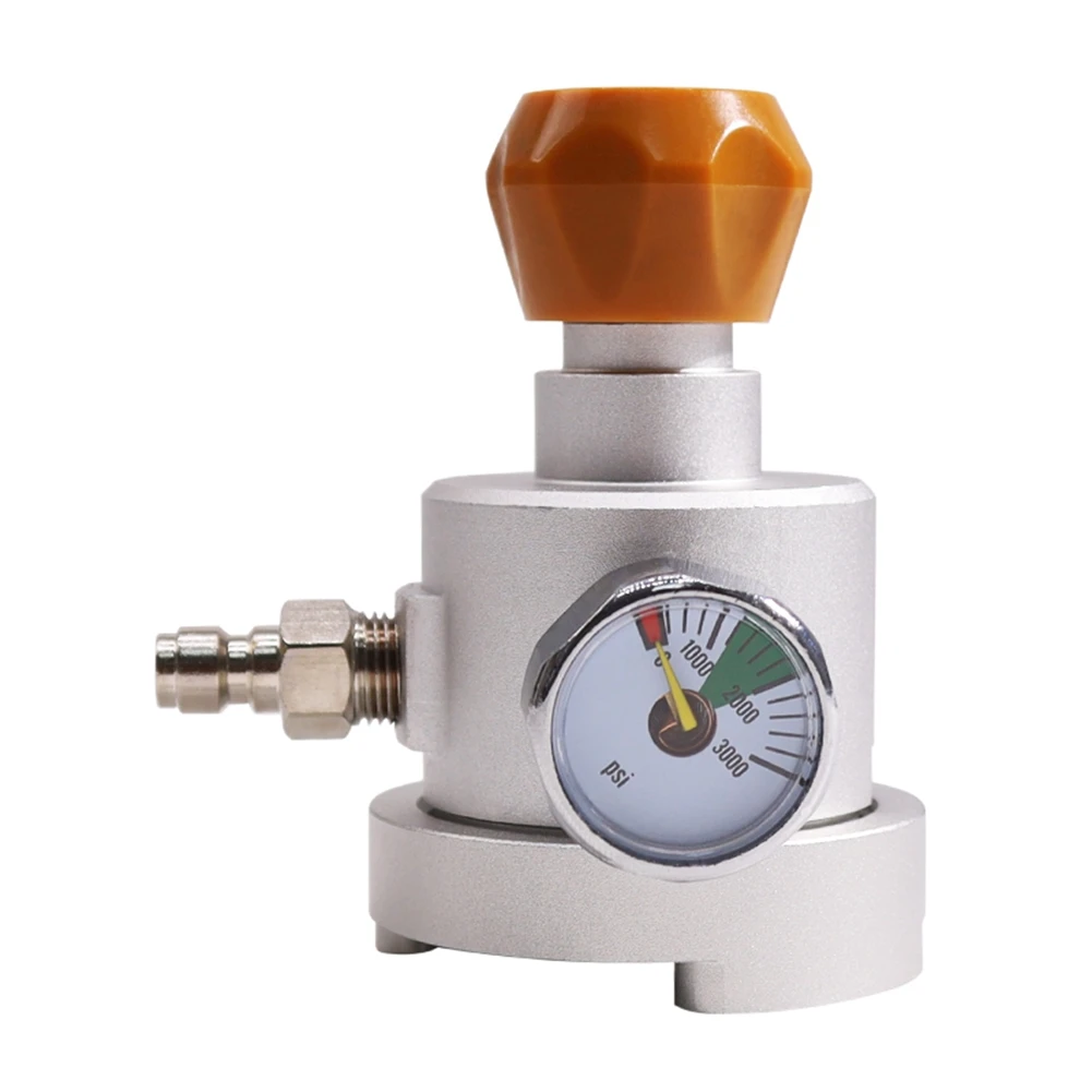 

Co2 Compressed Air Fill Adaptor Remote On/Off Asa Adapter for Sodastream Cylinder with Pressure Gauge C