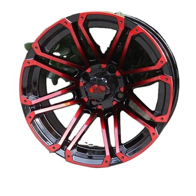 Cart 10 12 14 Inch Aluminum Wheel Rim And Tires With High Quality