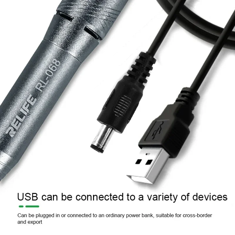 RELIFE RL-068 Электрическая регулировочная шлифовальная ручка для ремонта процессора