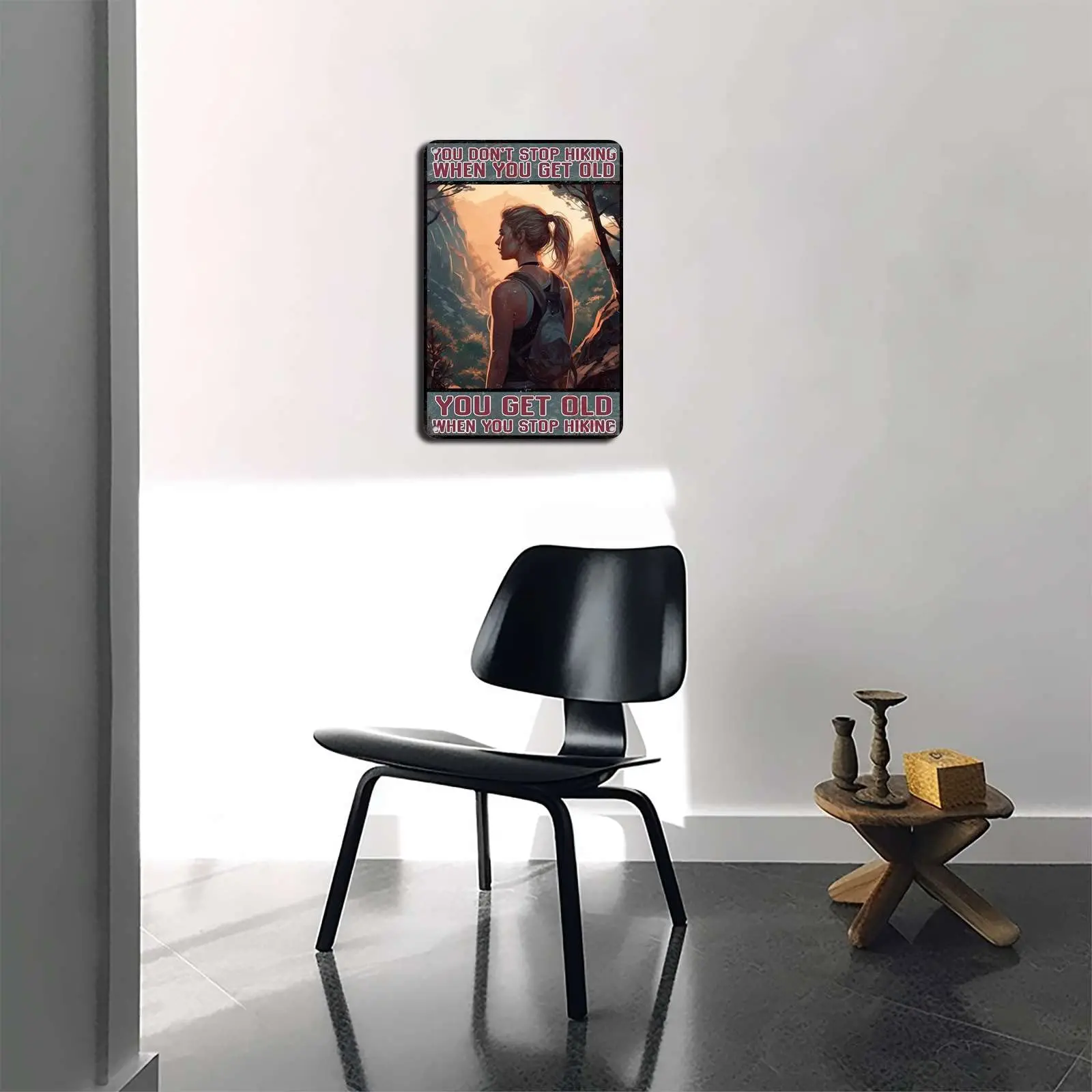 FLFGIDD металлический жестяной знак вы не прекратите походы когда получите Старый