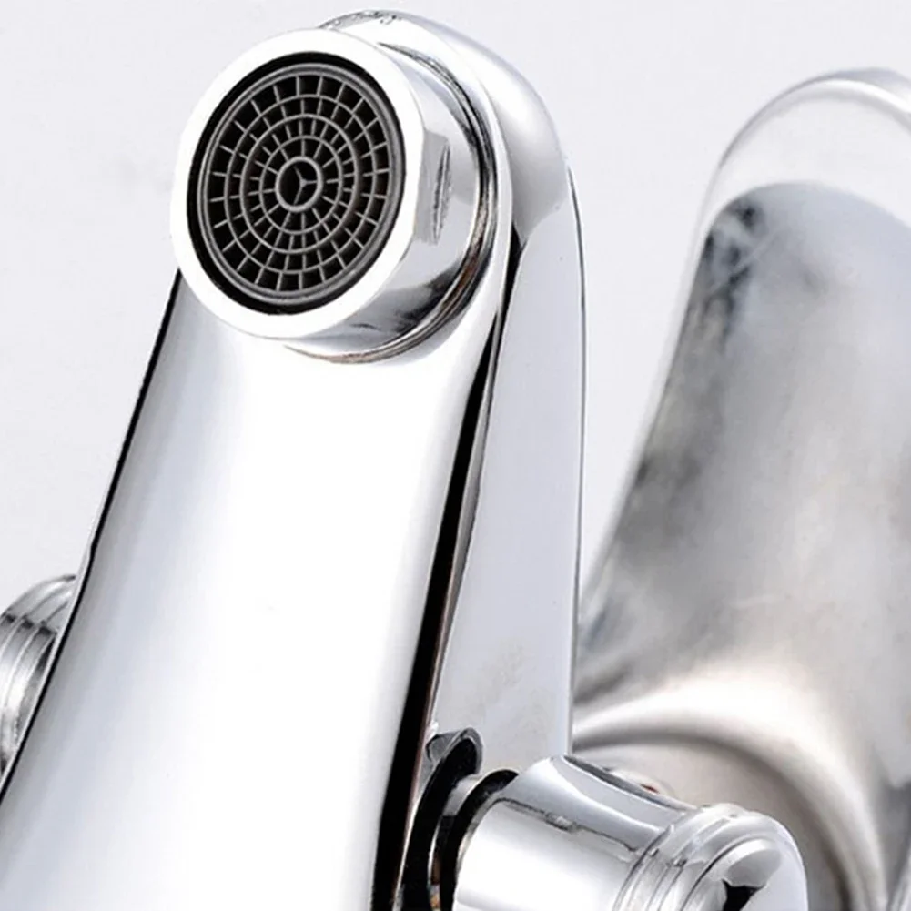 Смеситель для ванной комнаты с двойным отверстием кран горячей и холодной воды