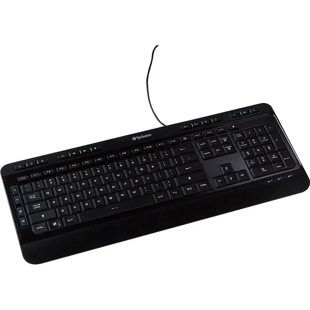 

VER99789 Illuminated Wired Keyboard, Black