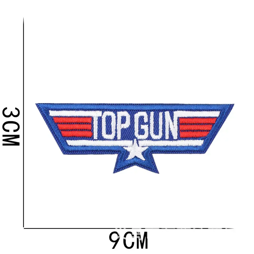 Фото VF-1 авиационный пилот TOPGUN Top Gun вышитая тканевая наклейка американская повязка на руку военный болельщик моральный значок №5