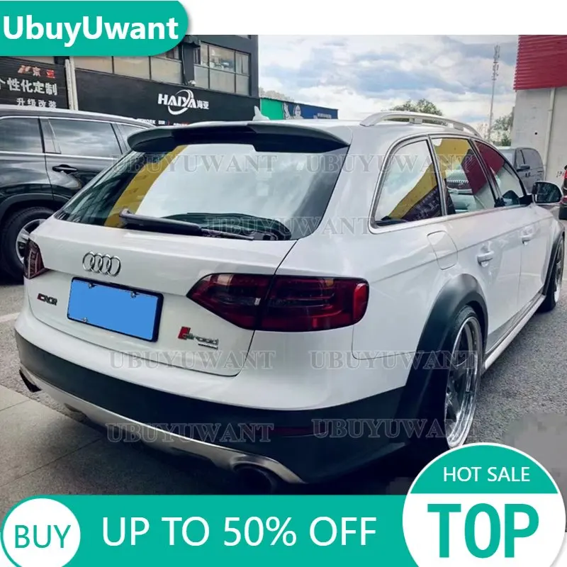 

Roof Spoiler For Audi A4 B8 Avant / Allroad 2008-2016 ABS Plastic Spoiler Rear Wing Car Tail Wing Decoration A4 B8 Allroad