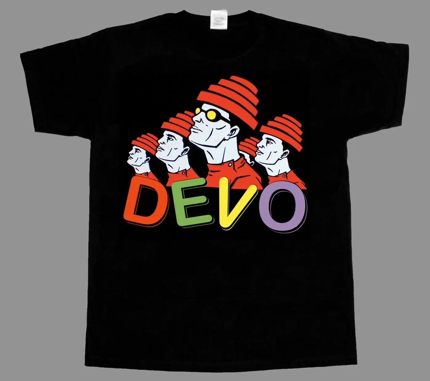 

DEVO BAND Rock Band NEW BLACK T-SHIRT