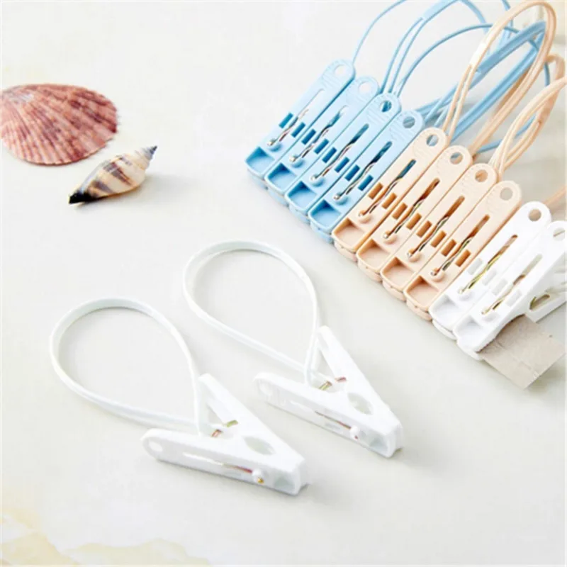 

Mixed Color Plastic Clothes Pegs Storage Clip Portable Home Hangers For Clothes Hanger Drying Rack Towel Clothes Pins