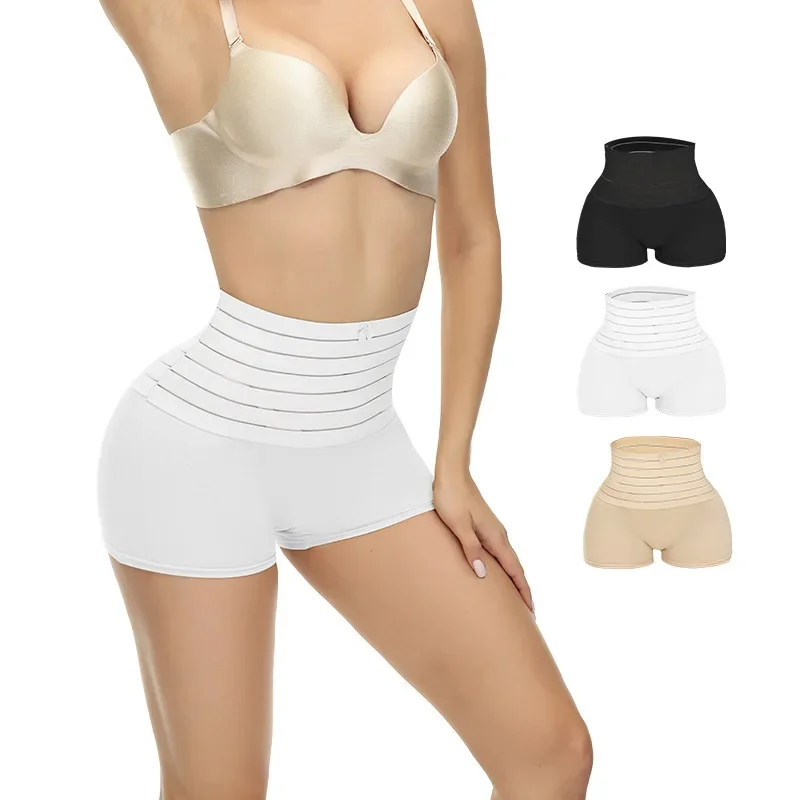 Женское корректирующее белье с высокой талией и подтяжкой бедер тонкая талия
