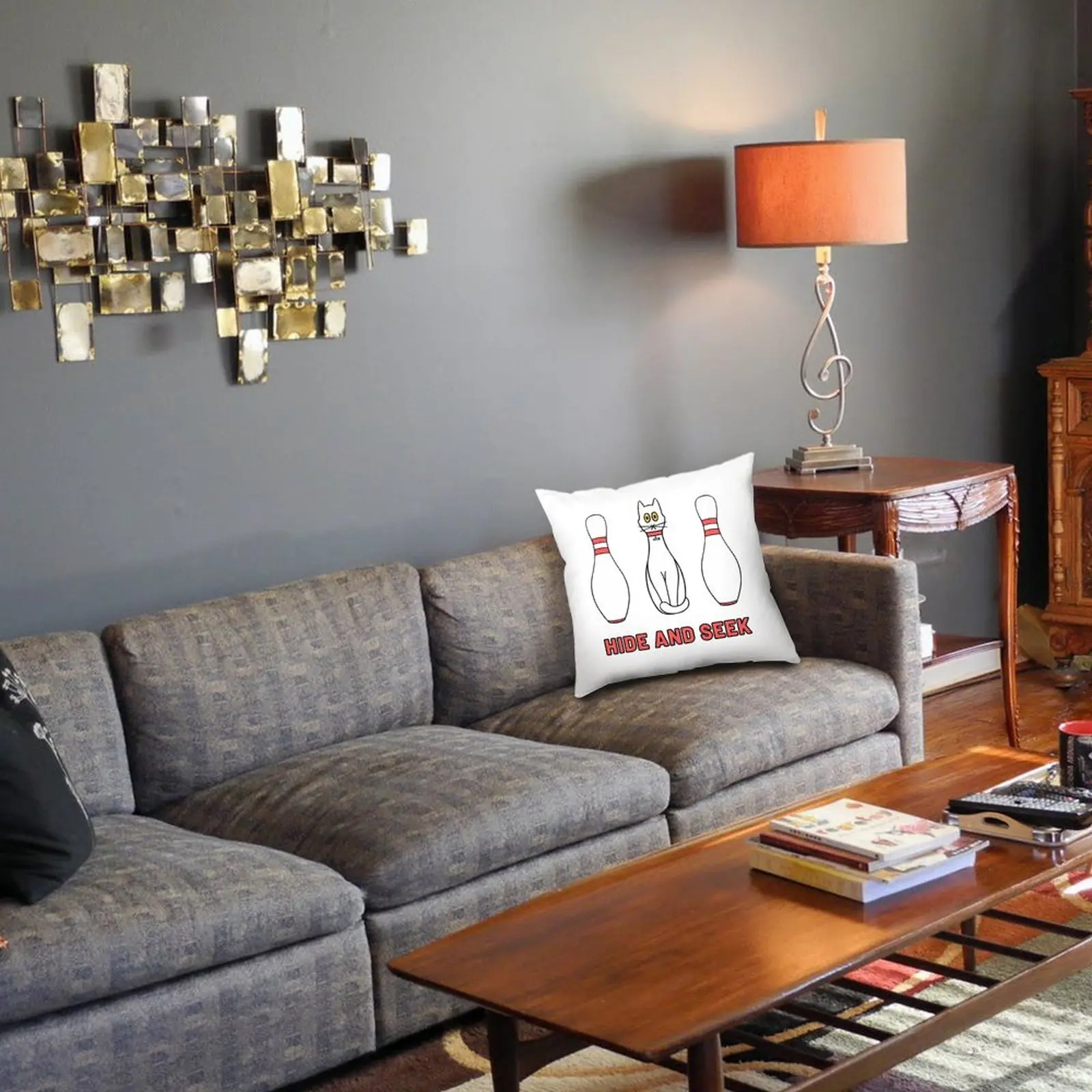 Мебель для гостиной из полиэстера подушка с языком и канавками декоративная