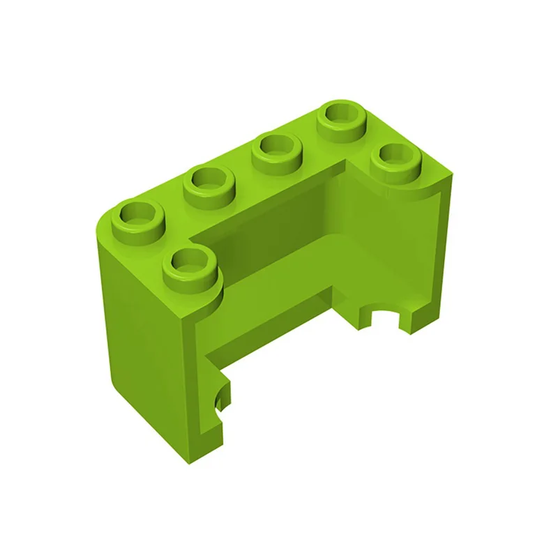 Фото Gobrick, 10 шт., запчасти MOC 4594 35160, ветровой экран 2x4x2, вертикальные Совместимые Кирпичи, сборные строительные блоки, детские игрушки №3