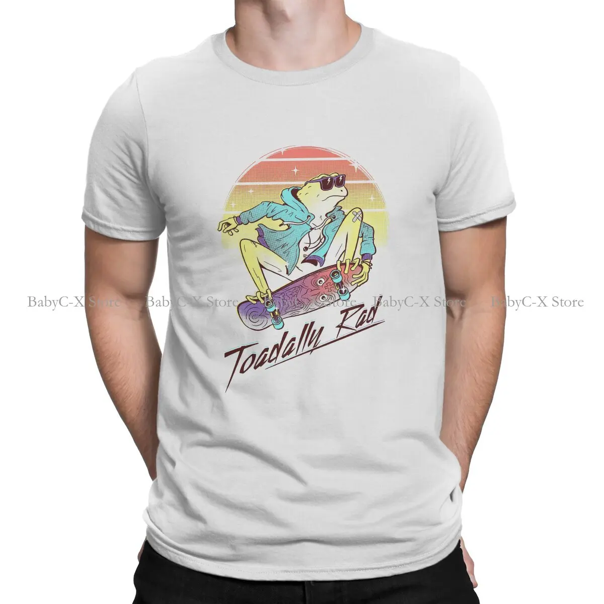 Toadally Rad Special Polyester TShirt Skateboard Skate Skateboarding Top Quality Hip Hop Graphic  T Shirt Stuff