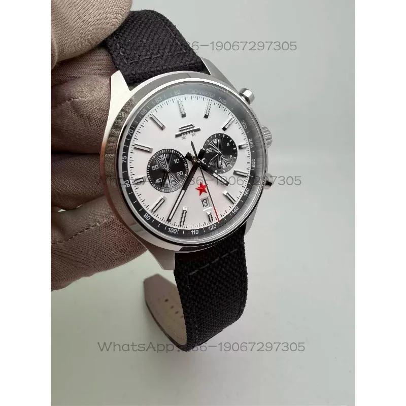 Фото Мужские часы Triumph Series Panda Dial с кварцевым механизмом №1
