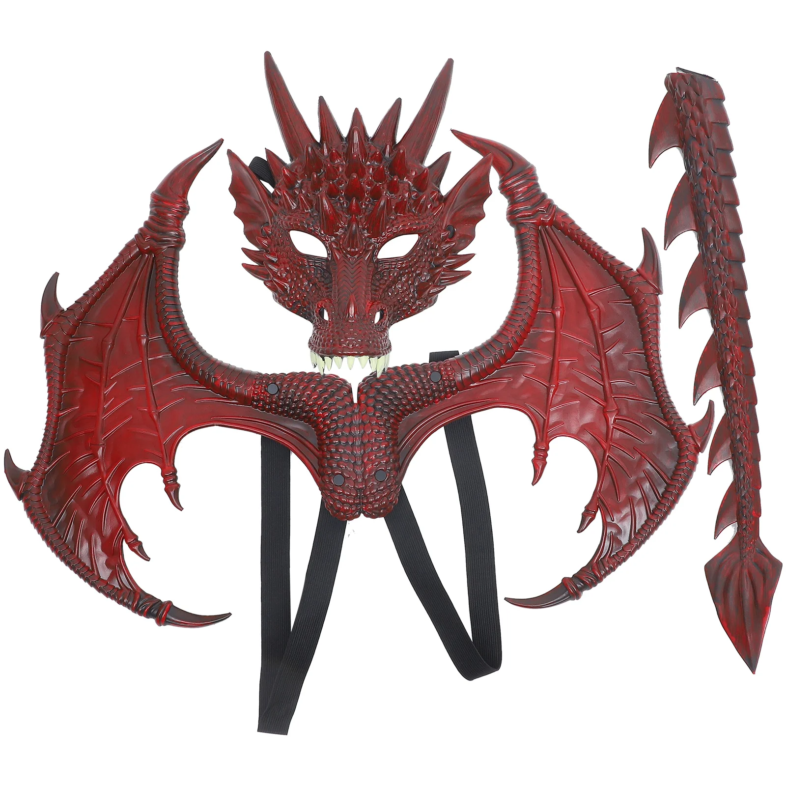 

Dragon Mask Wings Children's Prop Halloween Decor Costume Cosplay Party Kids Makeup