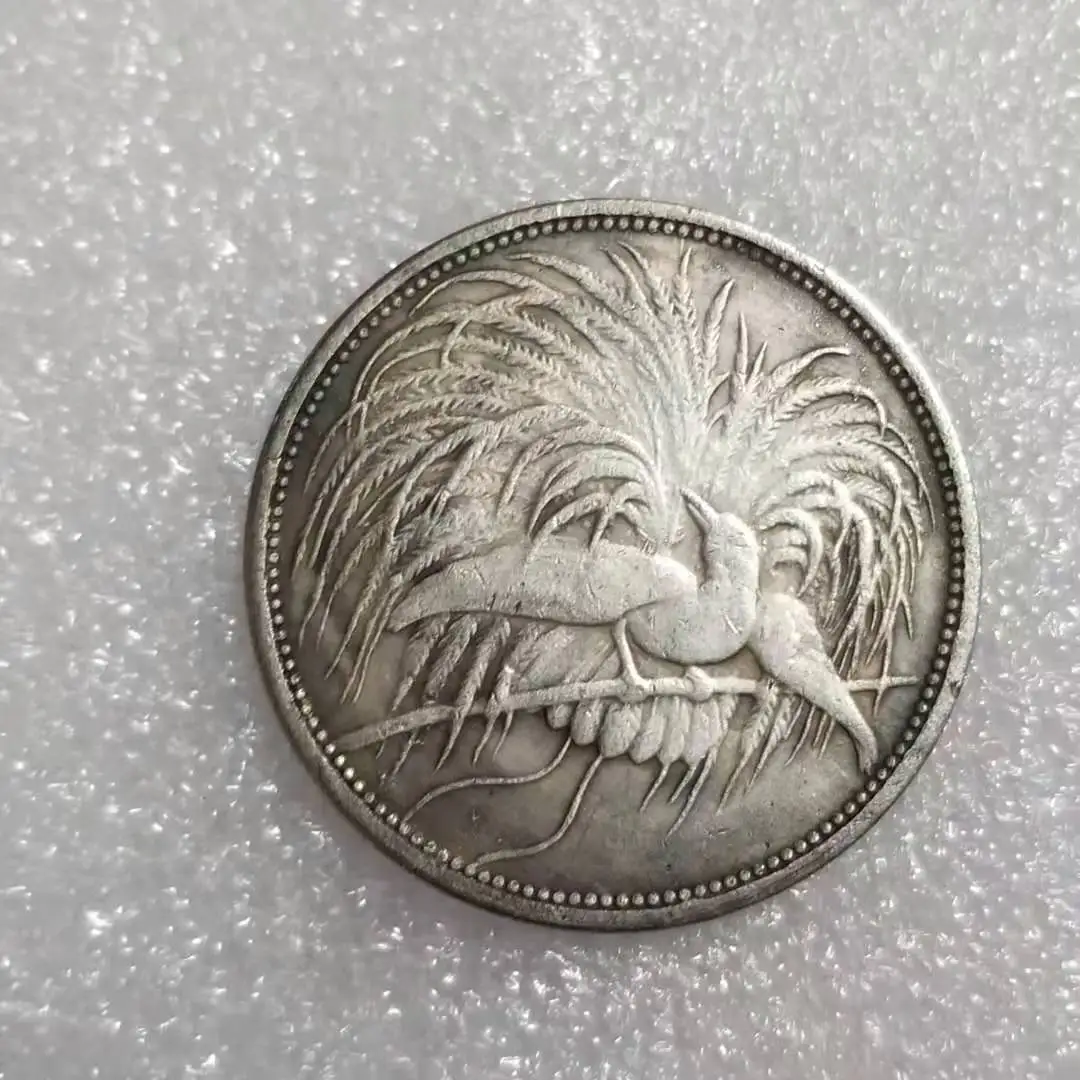 

Немецкая игра 1894, Золотая и серебряная искусственная монета, украшение для дома, волшебная монета, счастливое удачу, игрушечные монеты, рожд...