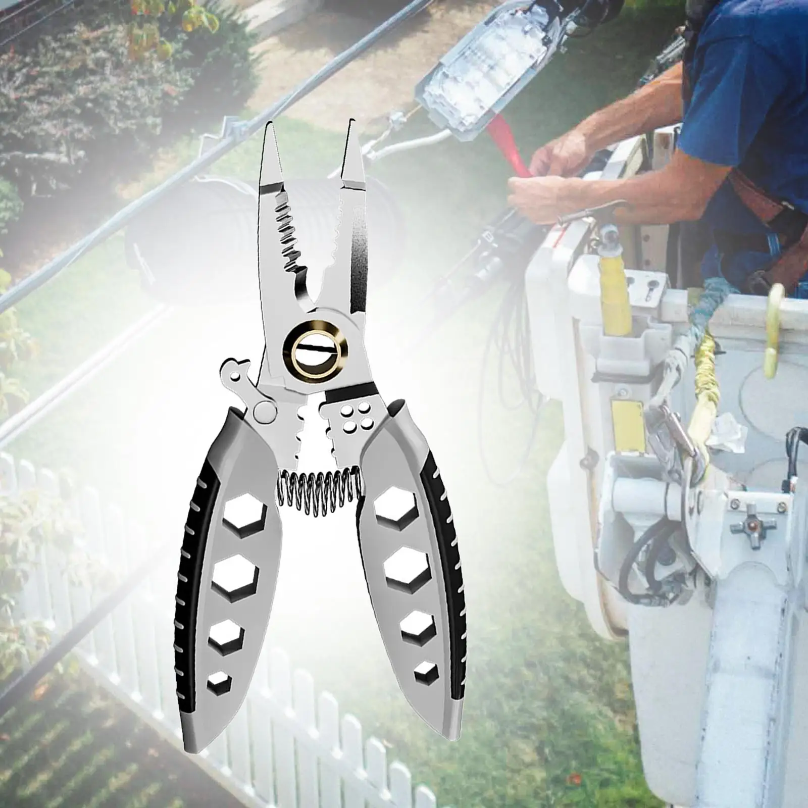 Многофункциональный инструмент для зачистки проводов затяжки винтов обжима