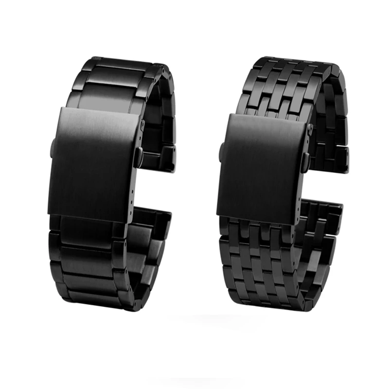 Solid Stainless Steel Watch Band DZ4316 DZ7395 DZ7305 DZ7396 DZ7333 DZ7340 DZ1657 Metal Strap Men Large size Wristband 28 30mm