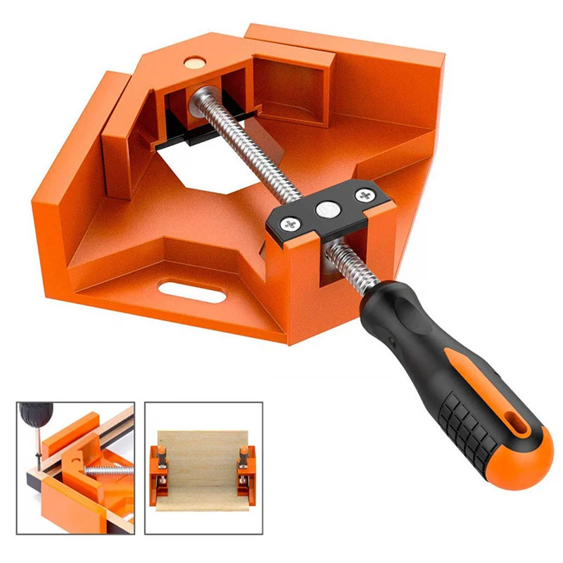

Adjustable Angle Clip 90 Degree Right Angle Clip F Clip Suitable For Woodworking Carpenter Welding Frame Clamp Furniture Joinery