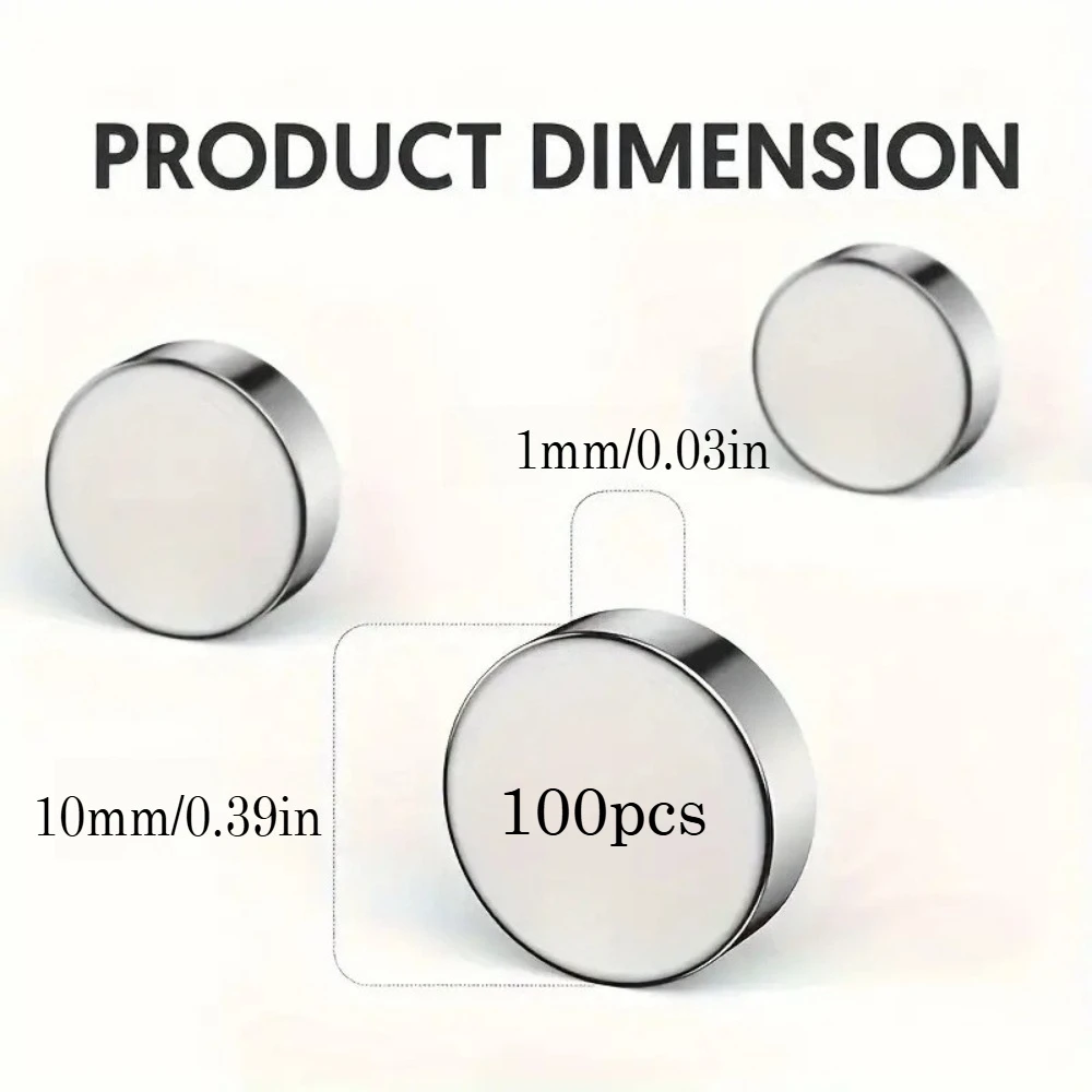 

Магниты Eurmax 10x1/10x2/10x3 мм