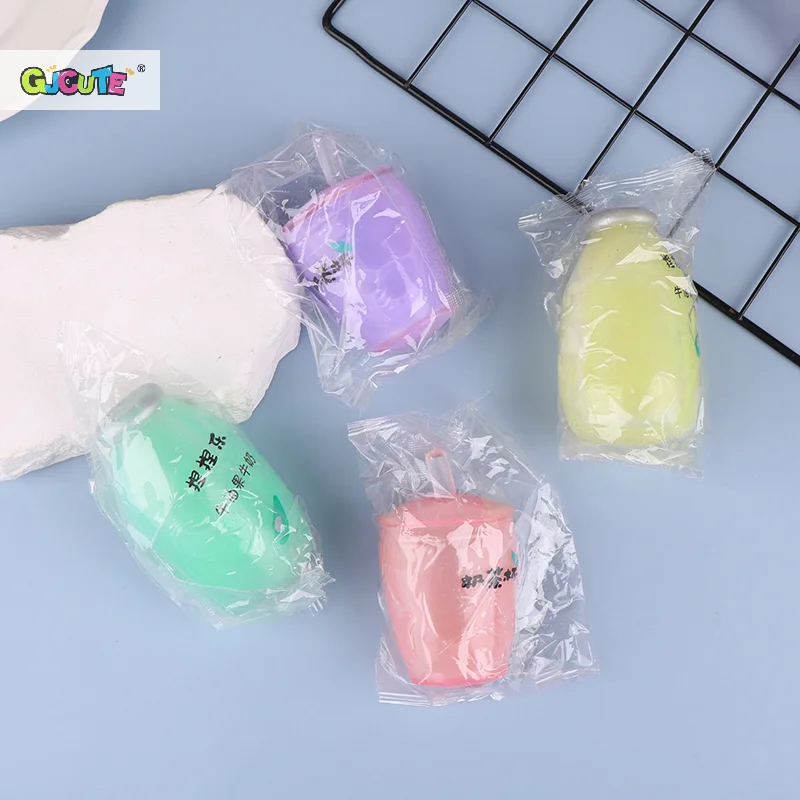 1 шт. мультяшная молочная чайная чашка сжимаемая игрушка мягкие игрушки для