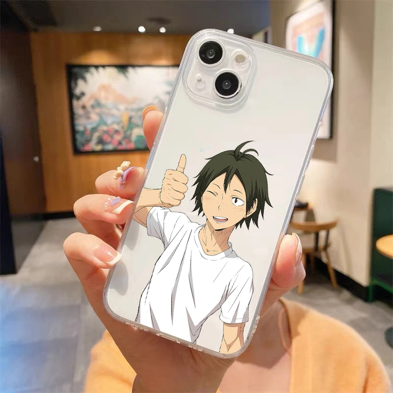 Haikyuu Anime Volleyball Luxury Transparent Soft Phone Case For iPhone 14 13 12 11 Pro Max XS X XR SE3 7 8 Plus Shockproof Cover