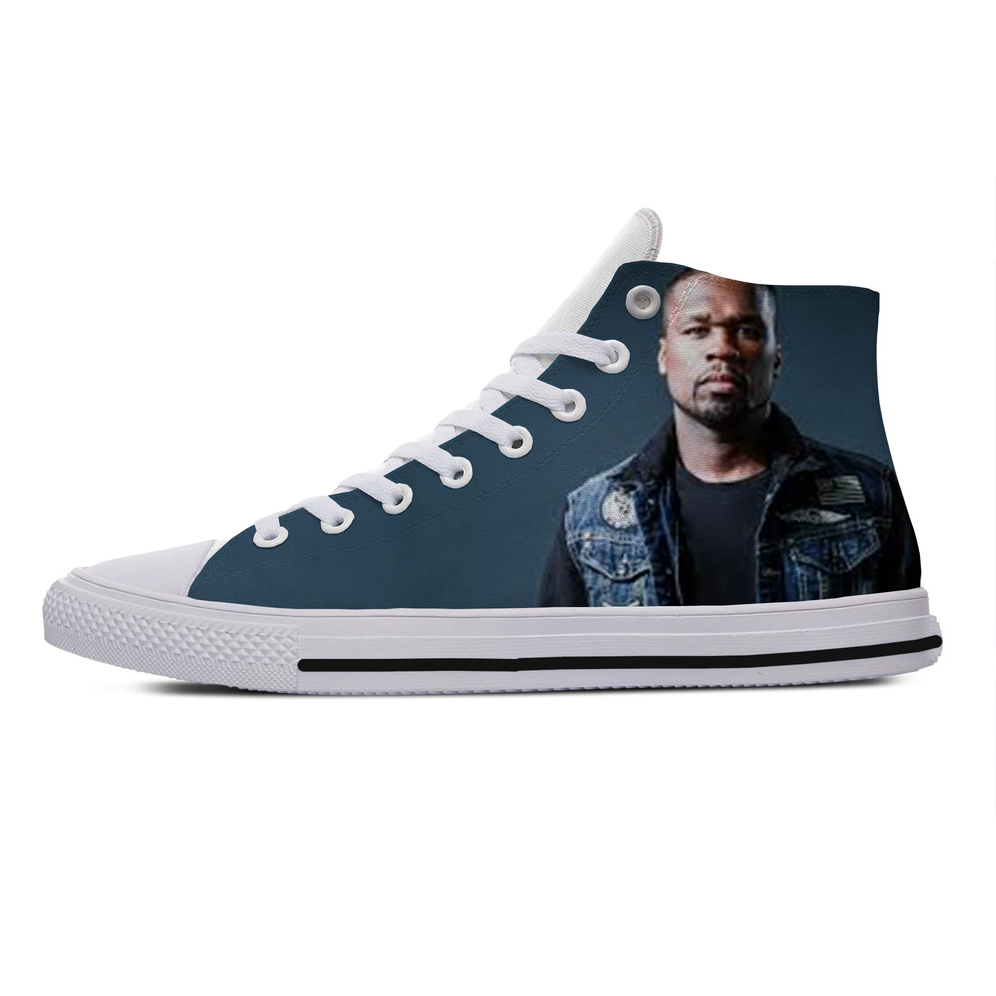 

Hot Cool Fashion High Quality Harajuku Sneakers Handiness Casual Shoes Men Women Hip Hop 50 Cent High Top Latest Board Shoes