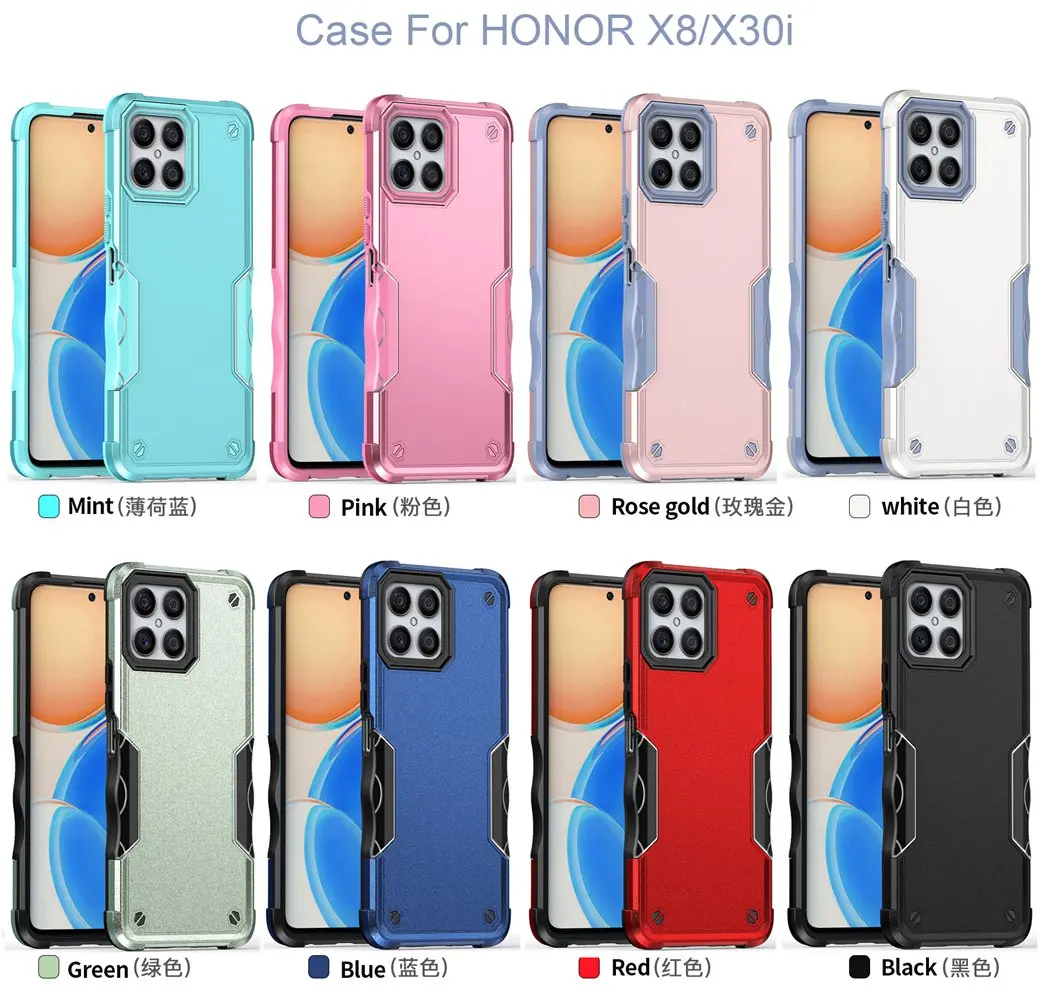 Армированный чехол для Honor X8 X9 X30 X30i силиконовый Внутренний жесткий