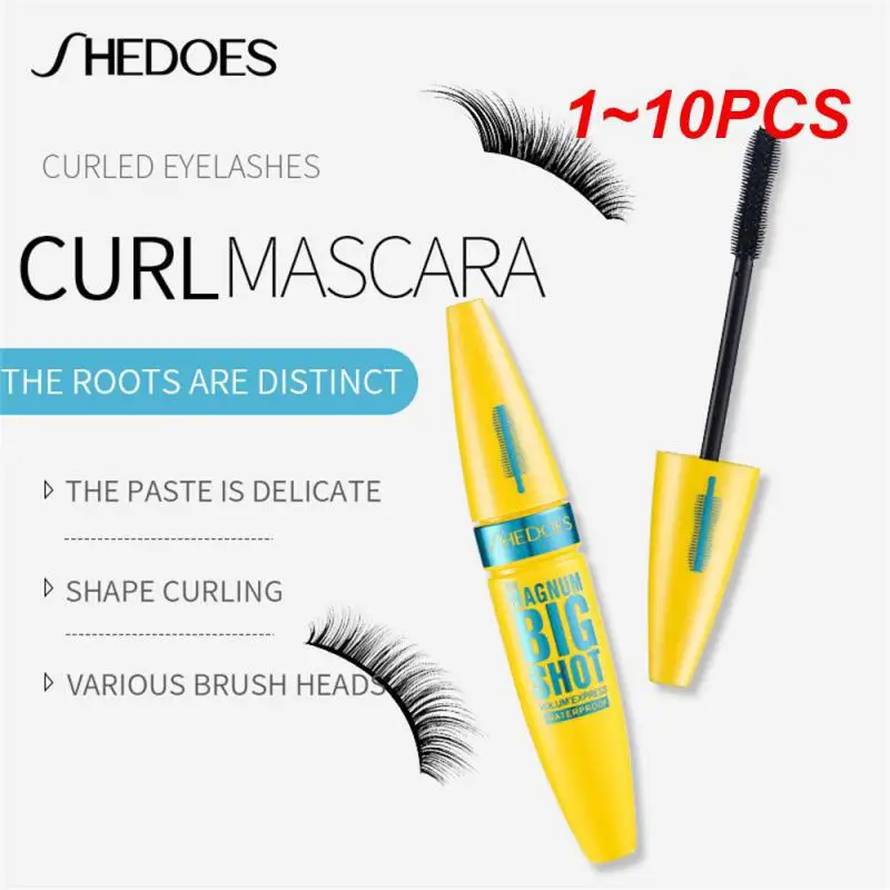 

Тушь для ресниц густая и тонкая, водостойкая, не размазывающаяся, удлиняющая и не размазывающая, 1-10 шт.