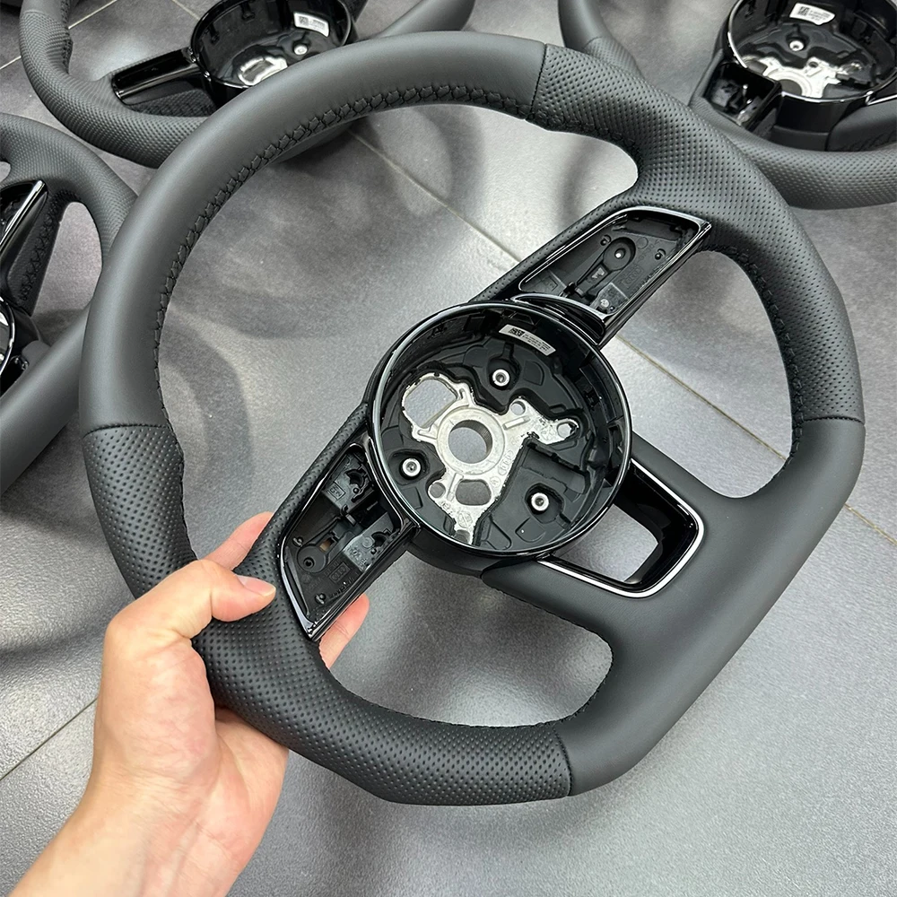 Руль для Audi b9 RS3 RS4 RS5 A3 A4 A5 S3 S4 S5 2017-2024 полностью перфорированный кожаный руль