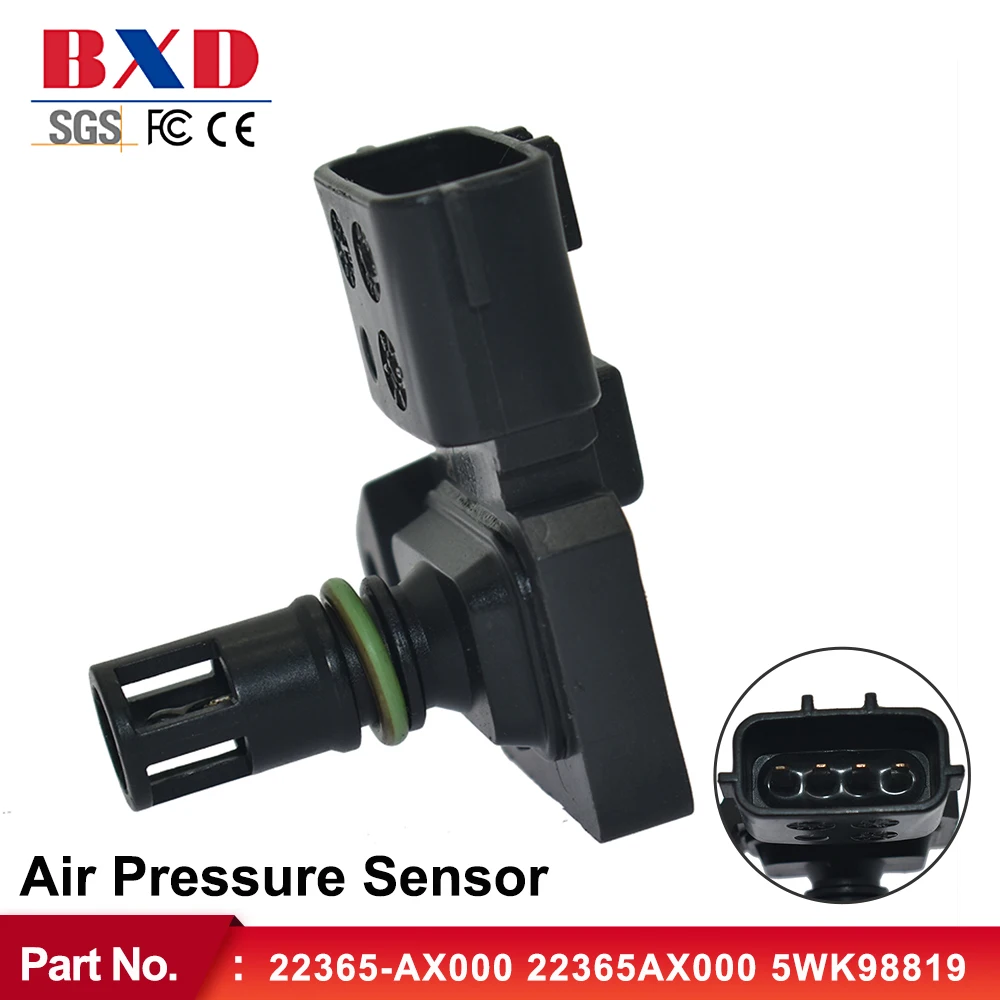 

Air Pressure Sensor 22365-AX000 22365AX000 5WK98819 Car Vehicle MAP Manifold Absolute For For Nissan MICRA III (K12)