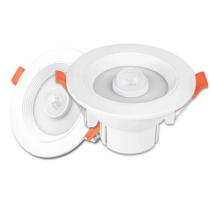 

Front Sensing Motion Sensor Ac 85-265v Auto Smart Ceiling Lamps 10 Lamp Beads Led Pir Sensor Downlight For Home Stair Corridors