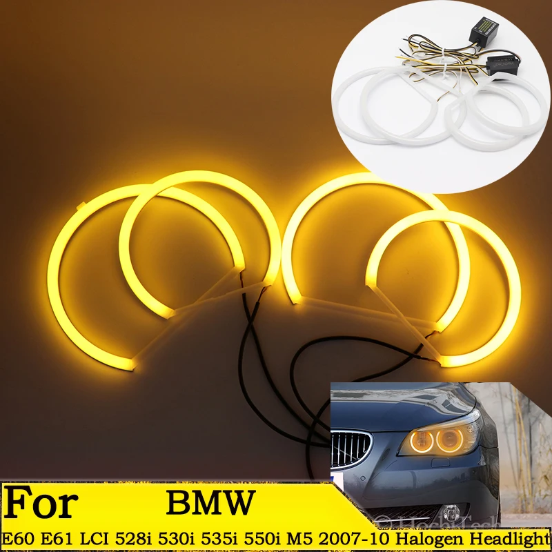 Комплект светодиодных галогенных колец Angel Eye для BMW E60 E61 LCI 528i 530i 535i 550i M5 2007-2010 -
