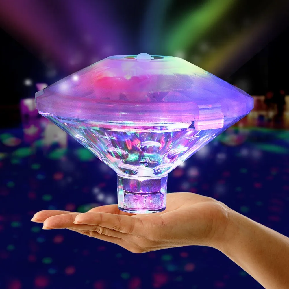 

Плавающий подводный светильник RGB, погружной светодиодный светильник для дискотевечерние, светящийся светильник для бассейна, горячей ванны, Детский Светильник для ванной