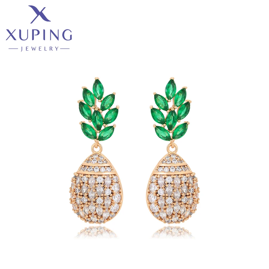 

Xuping Jewelry New Item Fashion Pineapple Gold Color Earring for Women Girl Gift X000695294