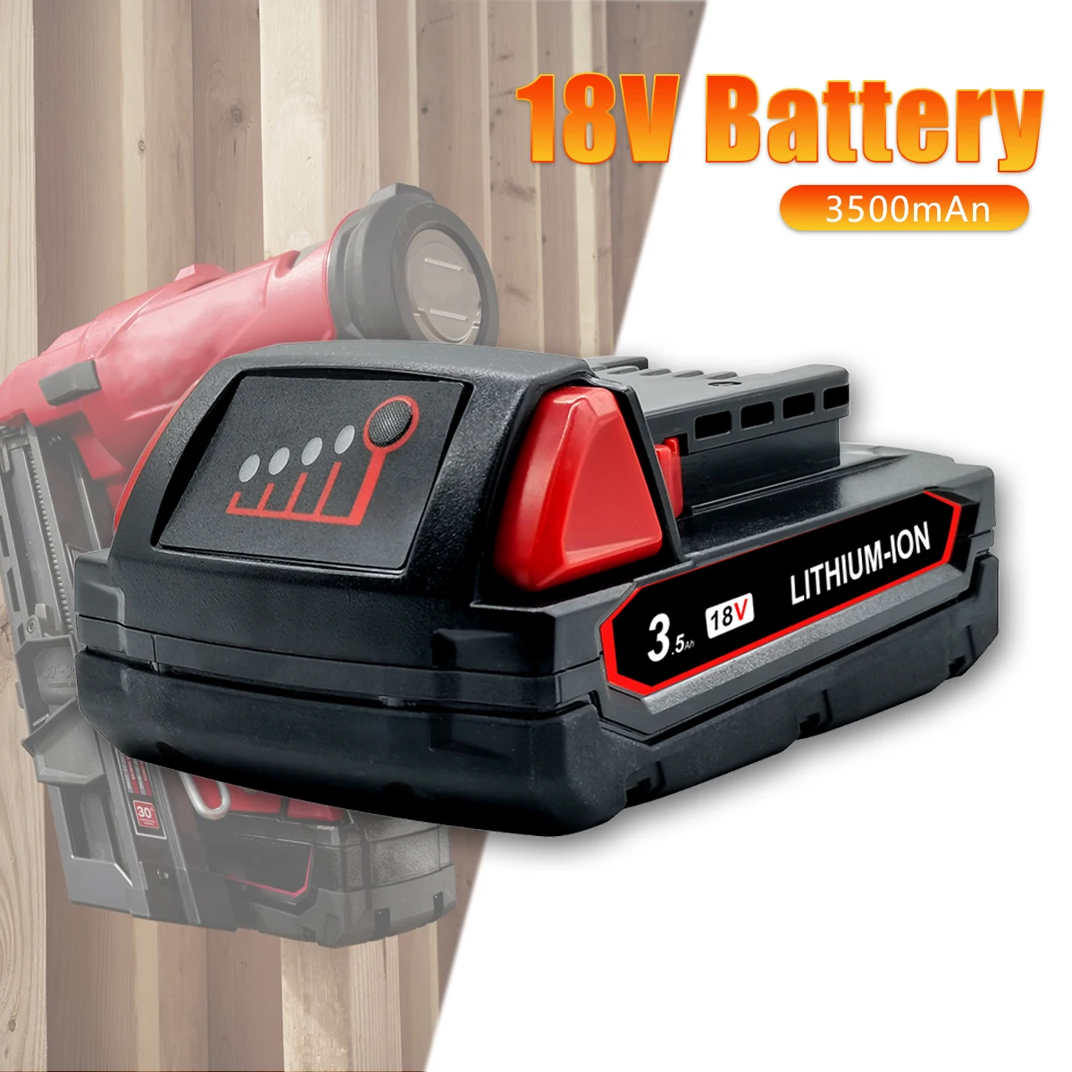 18V 3.5Ah 5.5 Ah Li-ion Battery Replacement Battery for Milwaukee M18 48-11-1828 48-11-1850 48-11-1860 Cordless Tool
