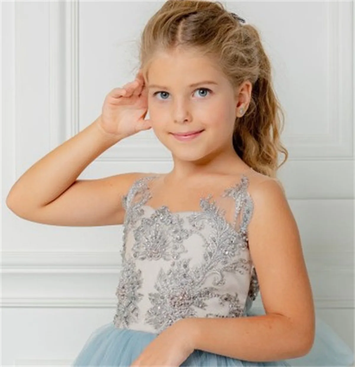 Детское бальное платье WODE DREAM из кружева