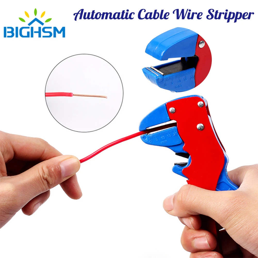 

0.2-3 Square MM Adjustable Automatic Cable Wire Stripper With Cutter Duckbill Bend Nose Bolt Clipper Wire Stripping Cutting Tool