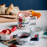creative lovely ceramic saucer coffee and milk saucer seasoning sauce and vinegar tableware seasoning saucer small cup milk pot