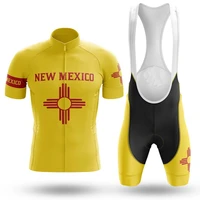 powerband new mexico short sleeve cycling jersey summer cycling wear ropa ciclismobib shorts