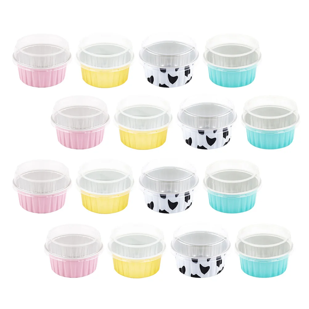 

Cupslids Cupcake Dessertpudding Baking Cup Aluminum Containers Bowls Snack Pan Fruit Liners Pie Ramekins Desserts Flans Creme