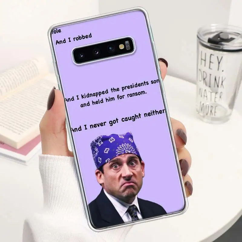 The Office Tv Show What She Said Coque Phone Case For Samsung Galaxy S23 S22 S21 S20 Ultra FE S10 Plus S10E S9 S8 + S7 Edge Lite images - 6