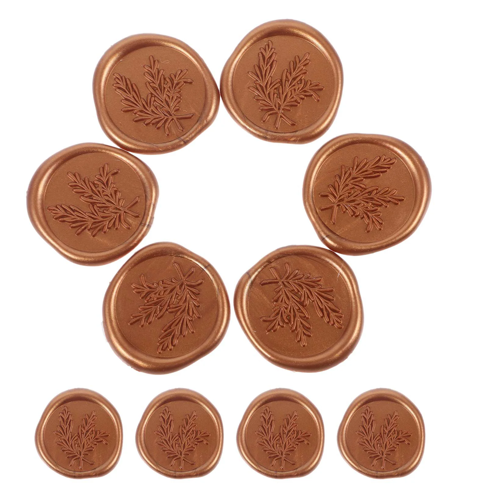 

10 Pcs Small Wax Seal Decals Envelope Stickers Wedding Invitations Lacquer Sealing Stamp Sealer Adhesive Envelopes