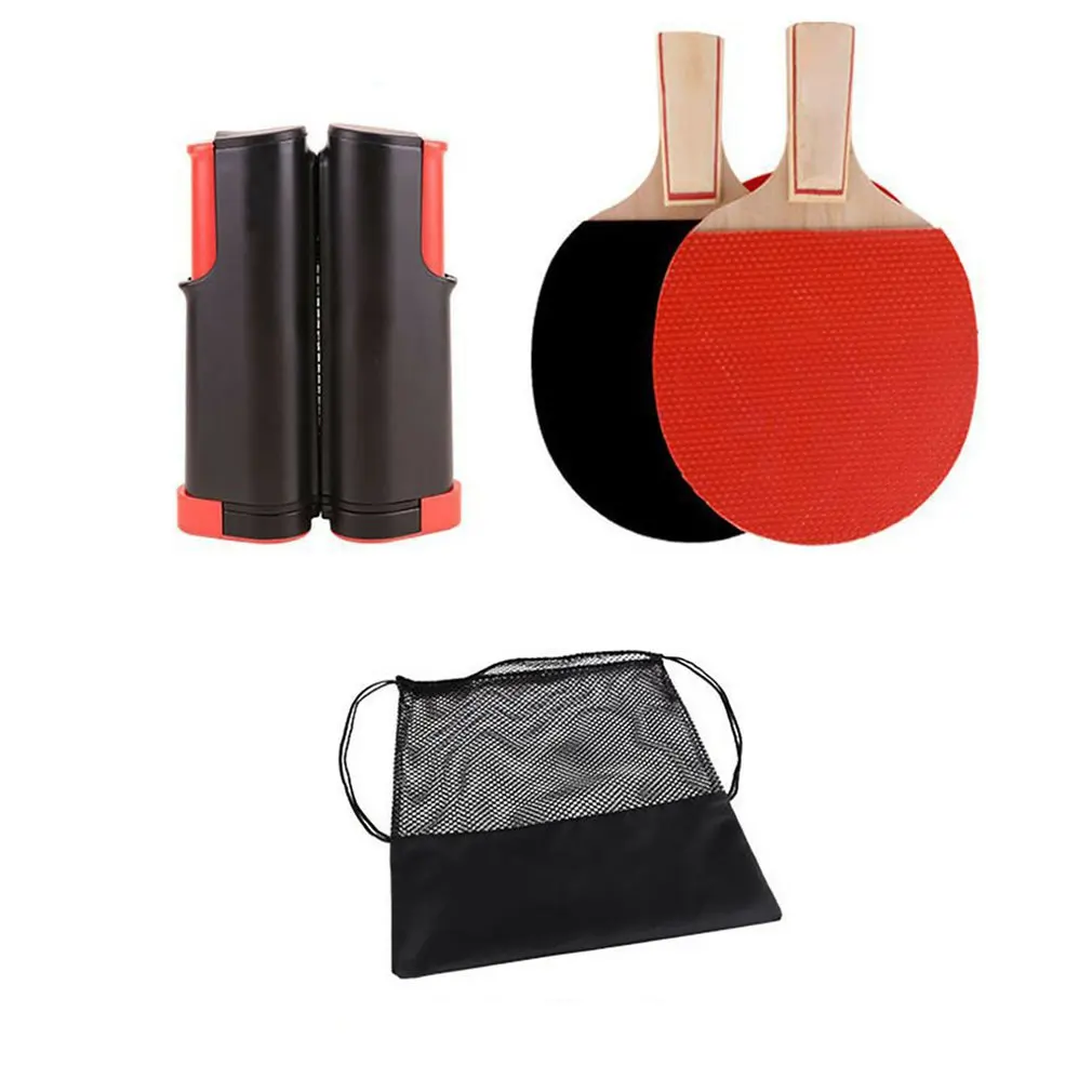 

Portable Telescopic Table Tennis Net Ping Pong Ball Set Indoor and Outdoor Entertainment Supplies, Training Game for Kids Adults
