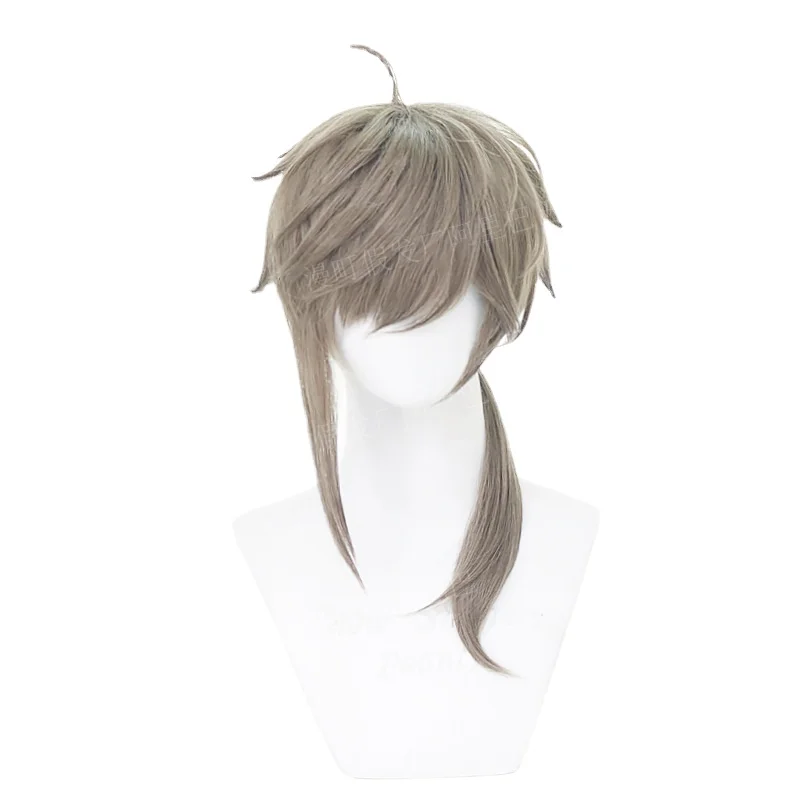 

VTuber Hololive Vtuber Kanae косплей парик два стиля Flaxen волос с коричневой тесьмой синтетические волосы