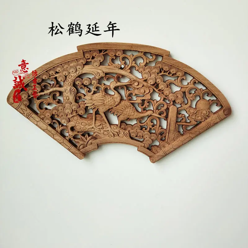 

Chinese Retro Traditional Wall Hanging Wood Carving, Camphor Wood 3d Carving Process, Home Decoration