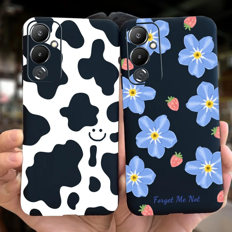 Мягкий силиконовый бампер ярких цветов для Tecno Pova 4 LG7n / Pro LG8n