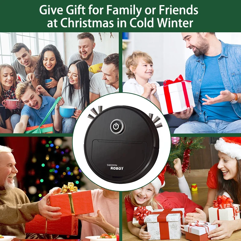 Новинка 2023 умный Роботизированный пылесос с низким уровнем шума для уборки пола