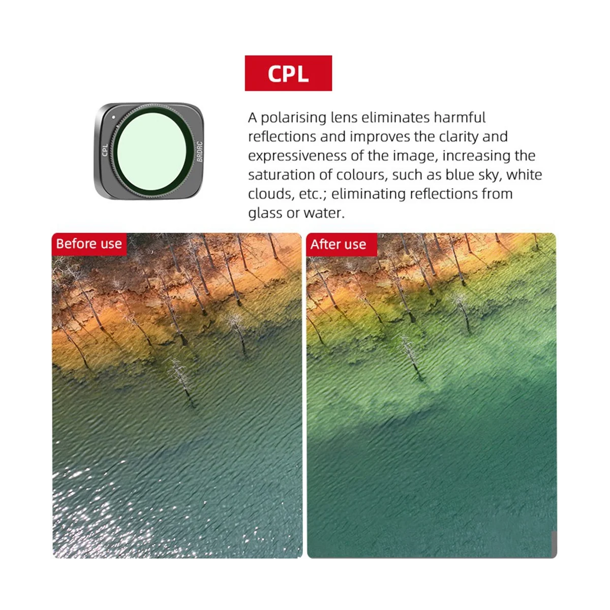 Фильтр для объектива brдк DJI Air 2S ND набор фильтров Запчасти Mavic ND16PL