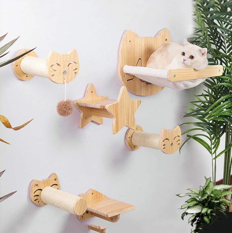 Diy Cat Scratching Post Pet Furniture Kitten Hanging Bed