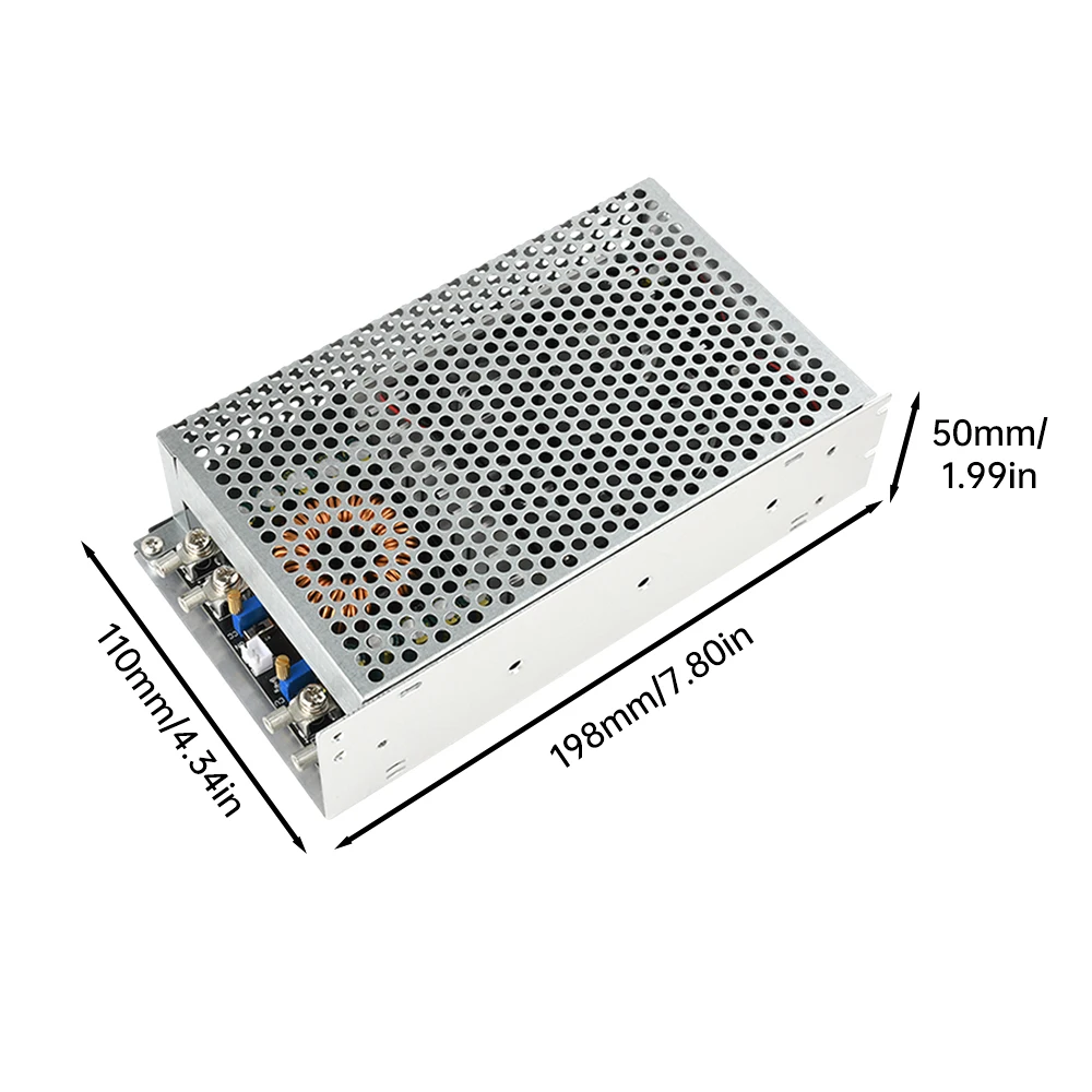Фото DC 15V-90V to DC 2,5 V-72V 50A Регулируемый понижающий преобразователь постоянного напряжения Постоянный ток понижающий модуль питания 1500W №4