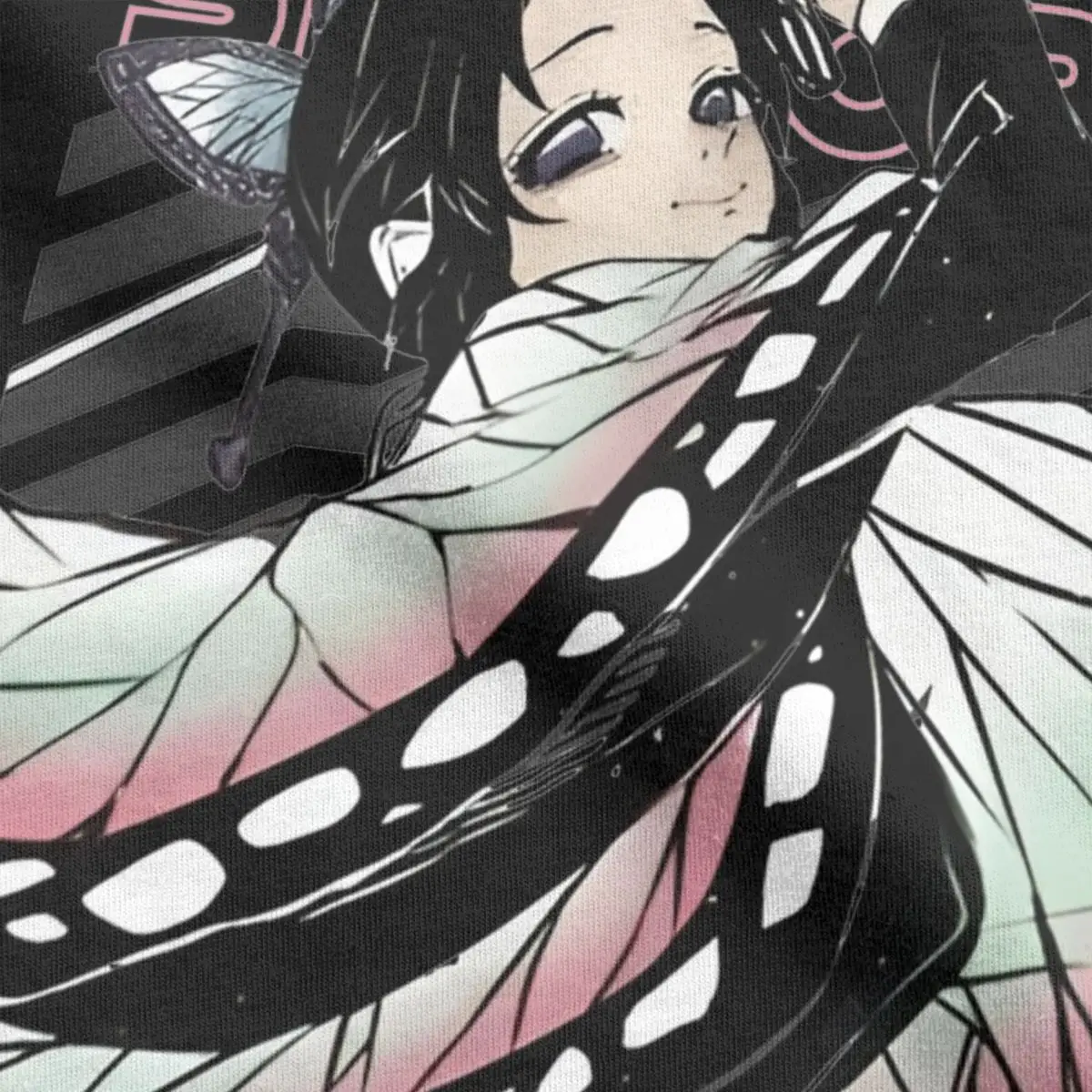 Мужские футболки Shinobu Kochoo Demoned Slayered винтажная хлопковая футболка с короткими